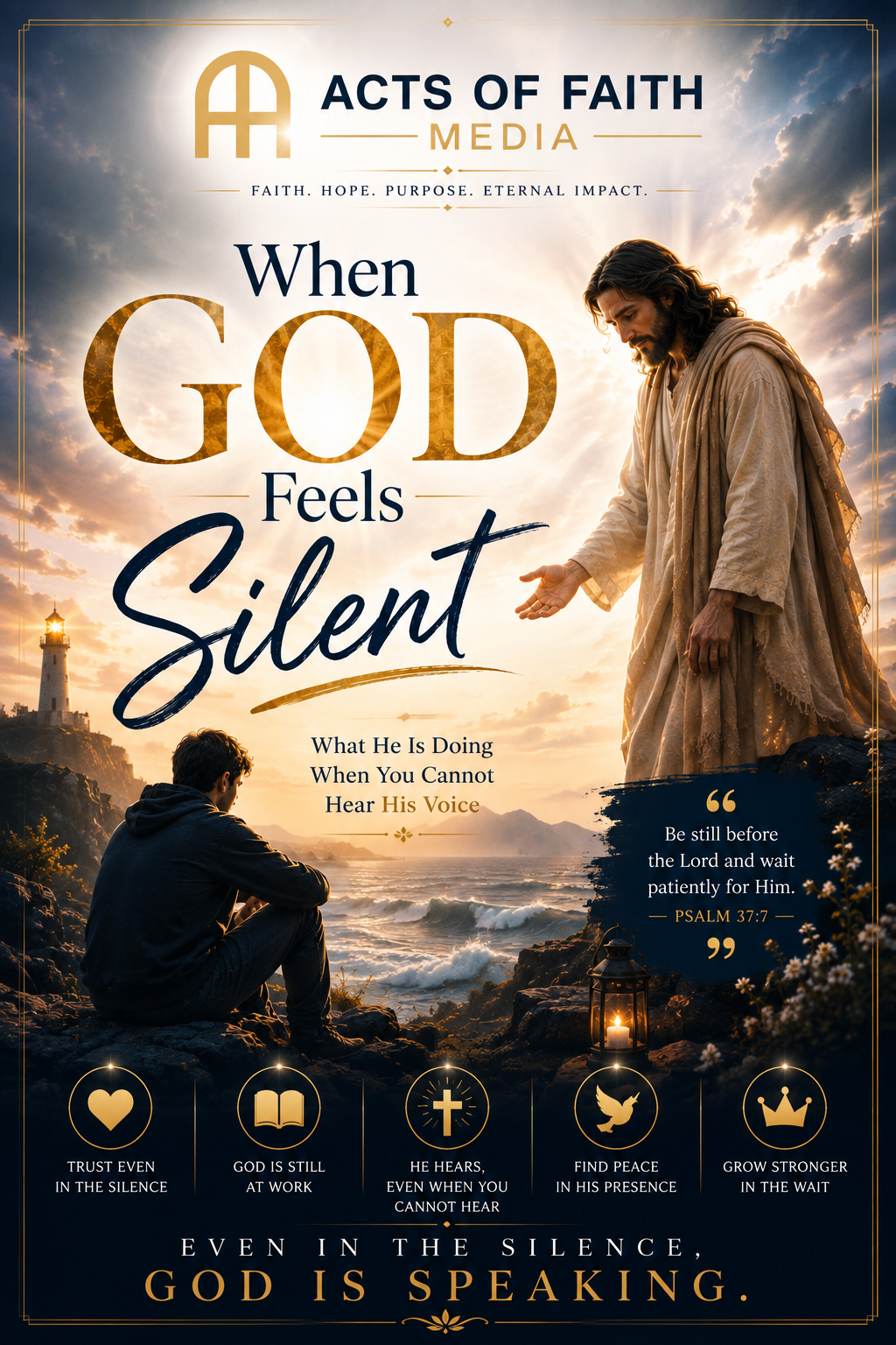 When God Feels Silent - What He Is doing when you can not hear his voice
