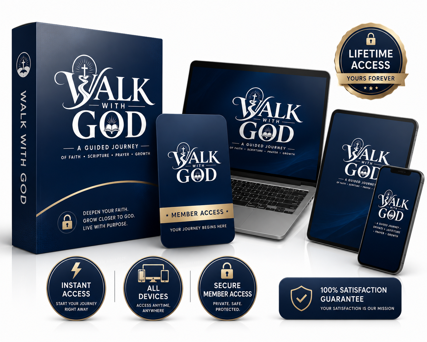 Walk With God membership dashboard